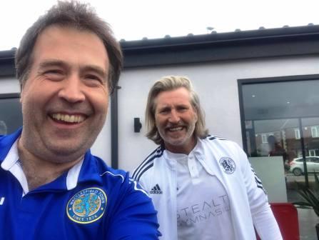 Selfie with Robbie Savage!