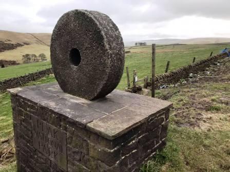 Peak District National Park border stone