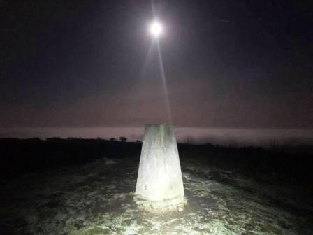 Gun summit under moonlight