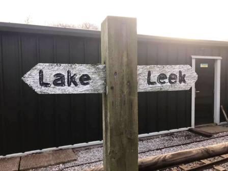 Heading from the lake towards Leek