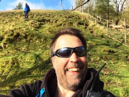 Dropping down into Coldwell Clough