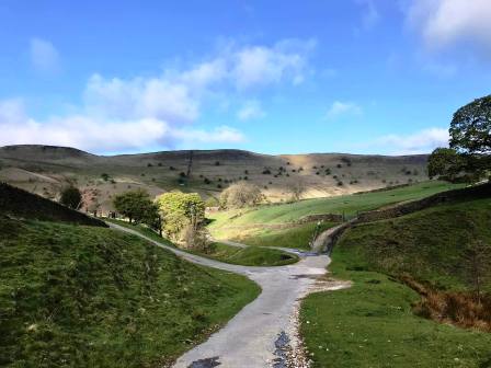 Looking ahead towards Kinder Scout