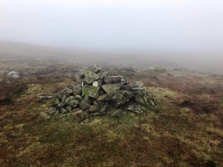 Summit cairn