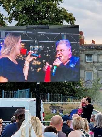 Terry on the big screen