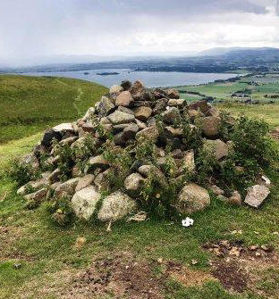 Summit cairn