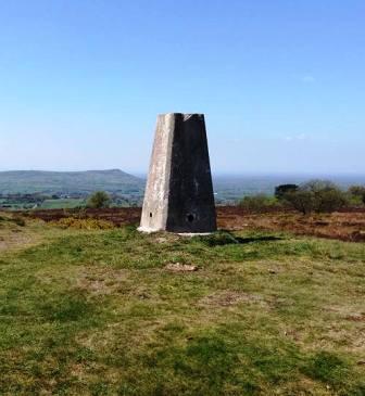 The summit, with The Cloud in the background