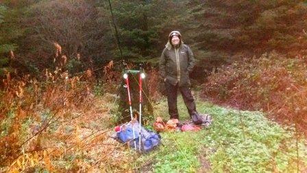 Tom at Carnearny summit