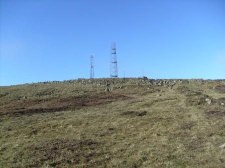 Approaching the summit