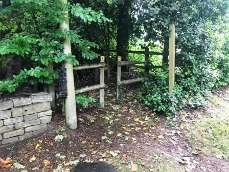 Continuation onto to another path to cut across to Prestbury Road, towards the village
