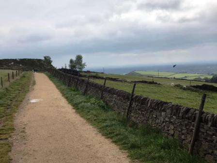 Main footpath into Tegg's Nose Country Park