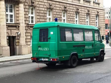 Old police van