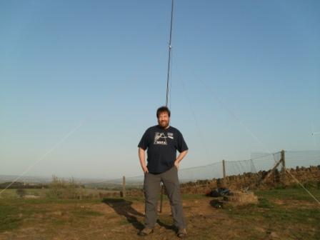 Tom M1EYP, summit of Billinge Hill