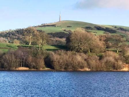 Croker Hill behind Bosley Reservoir