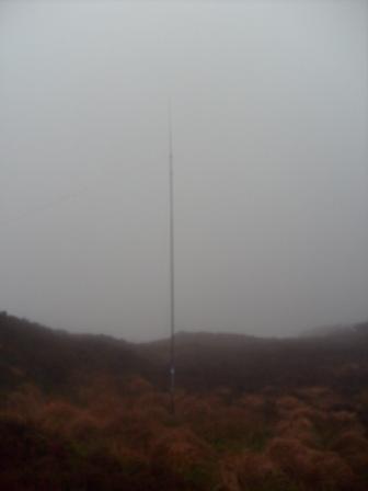 SOTA Pole on claggy summit