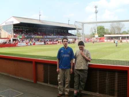 Inside the ground