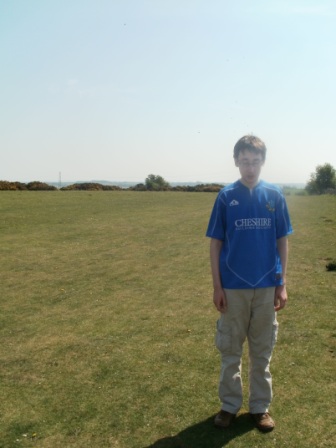 Jimmy in the sunshine on Cleeve Common