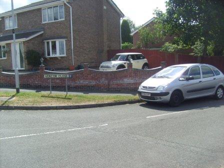 Walk start point on Vercor Close