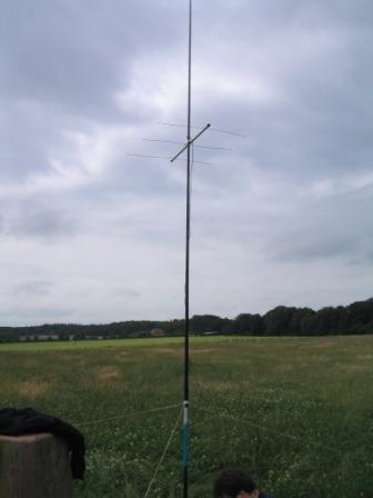 Aerials set up at Wendover Woods