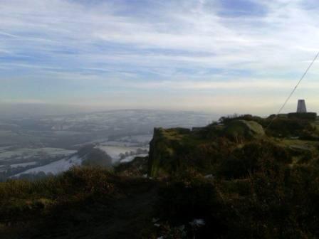 Wintery vista from the summit