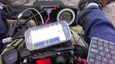 Portable PSK31 station set-up