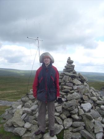 Jimmy M3EYP, summit of High Willhays G/DC-001