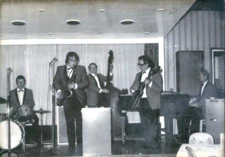 At Alma Lodge with Ray Sadler and Roy Tomkins
