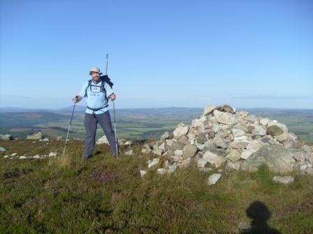 Tom, summit of Knock Hill