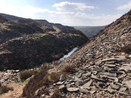 River Dane from Danebower Quarries