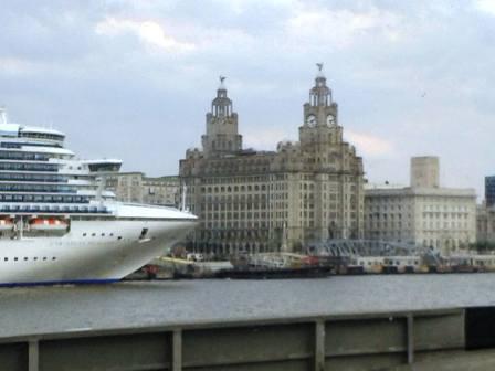 Caribbean Princess and Liver Birds