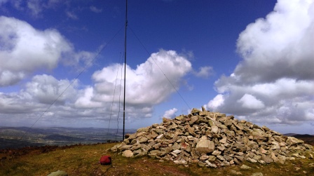 Summit of Foel Fenlli