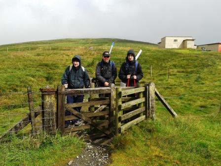 Liam, Ed & Jimmy prepare for ascent