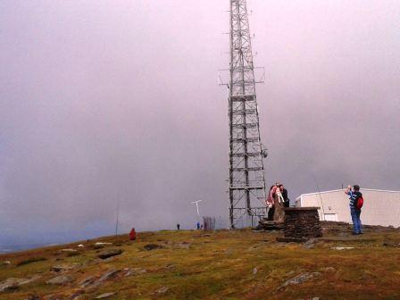 Busy summit scene