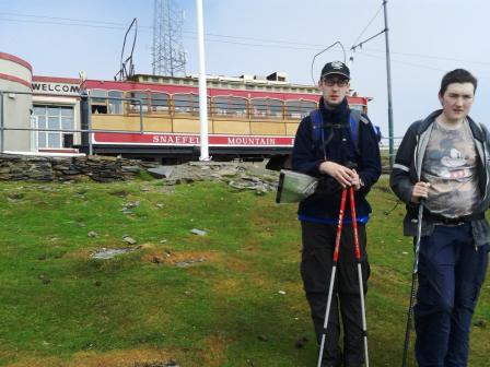 Jimmy & Liam at the summit