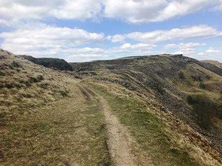 Heading towards the quarries
