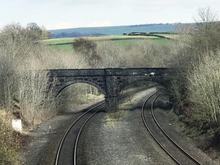 Looking east from the bridge