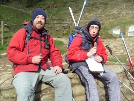 Snack time before Jacob's Ladder