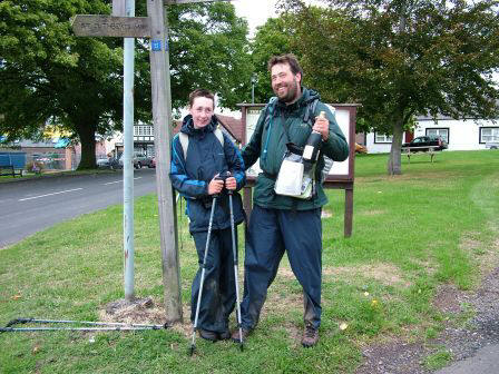 The first - and last Pennine Way fingerpost