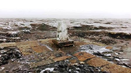 Trig point at Brown Knoll