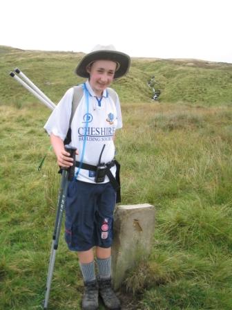 Jimmy successfully navigates off Knock Fell!