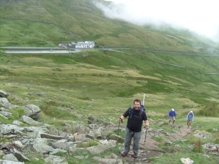 Climbing up from the Kirkstone Pass Inn