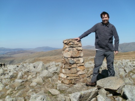 Tom at the summit of High Raise