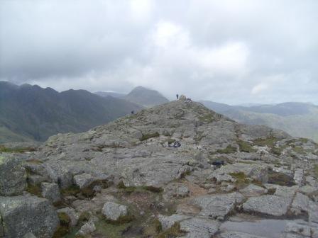 View along the summit ridge