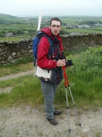 Jimmy on the lower flanks of Black Combe