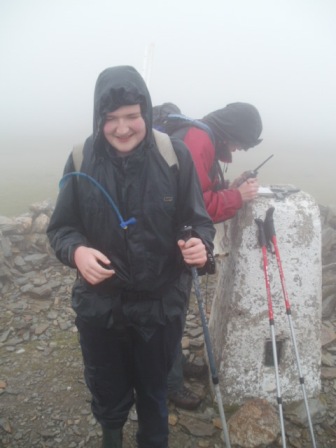 Liam & Jimmy at the summit