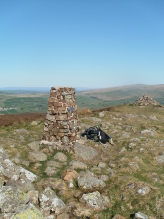 Trig point on Binsey summit