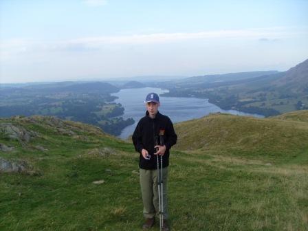 Jimmy on Hallin Fell, overlooking Ullswater