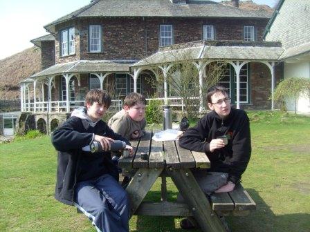 Jordan, Liam & Jimmy - lunch at High Close