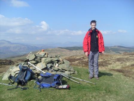 Jimmy M3EYP, summit of Top o' Selside G/LD-048