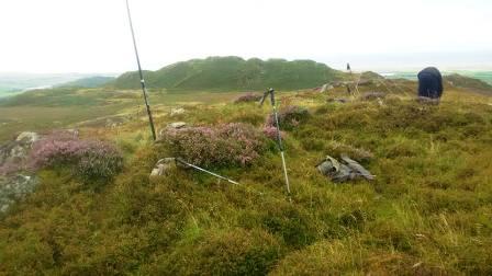 Looking across to the original Muncaster Fell summit position