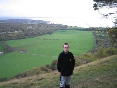 Jimmy M3EYP with Morecambe Bay behind